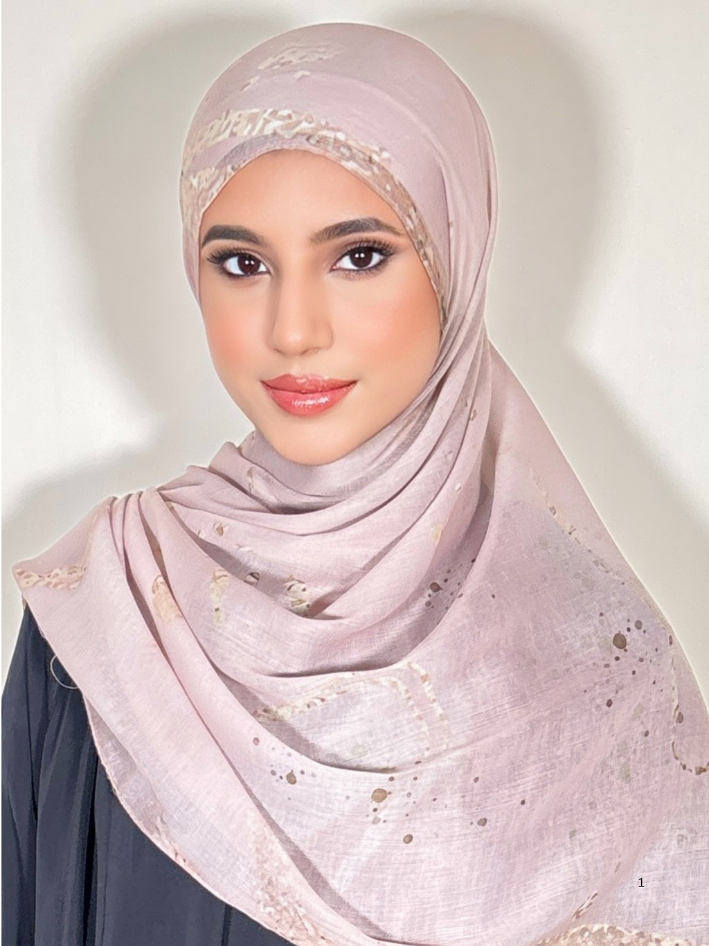 Blush Serpent Swirl Hijab