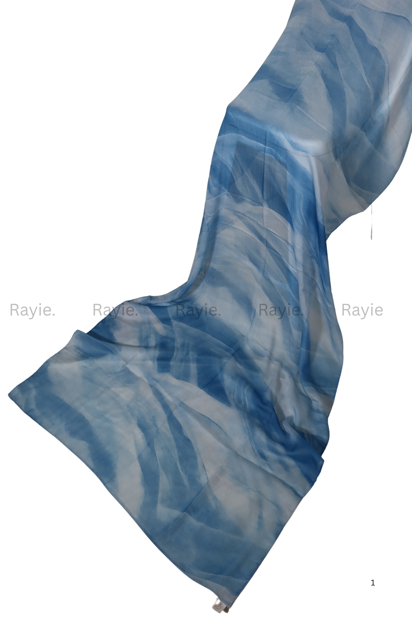 Blue Ocean Marble Hijab