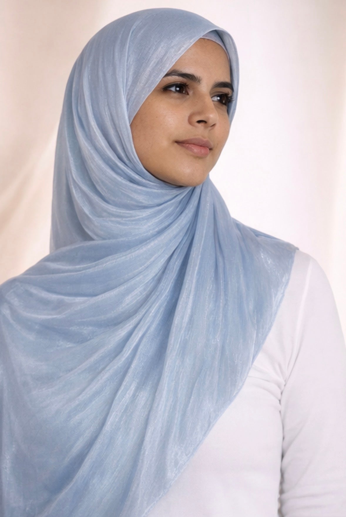 Organza Silk Hijab – Luxe Sheer Finish