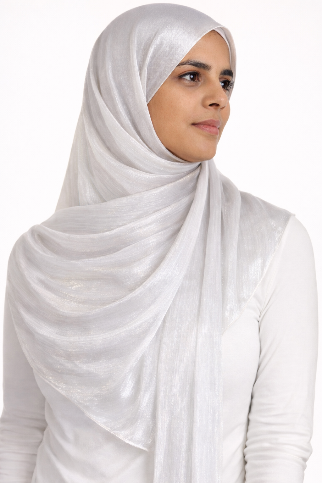 Organza Silk Hijab – Luxe Sheer Finish