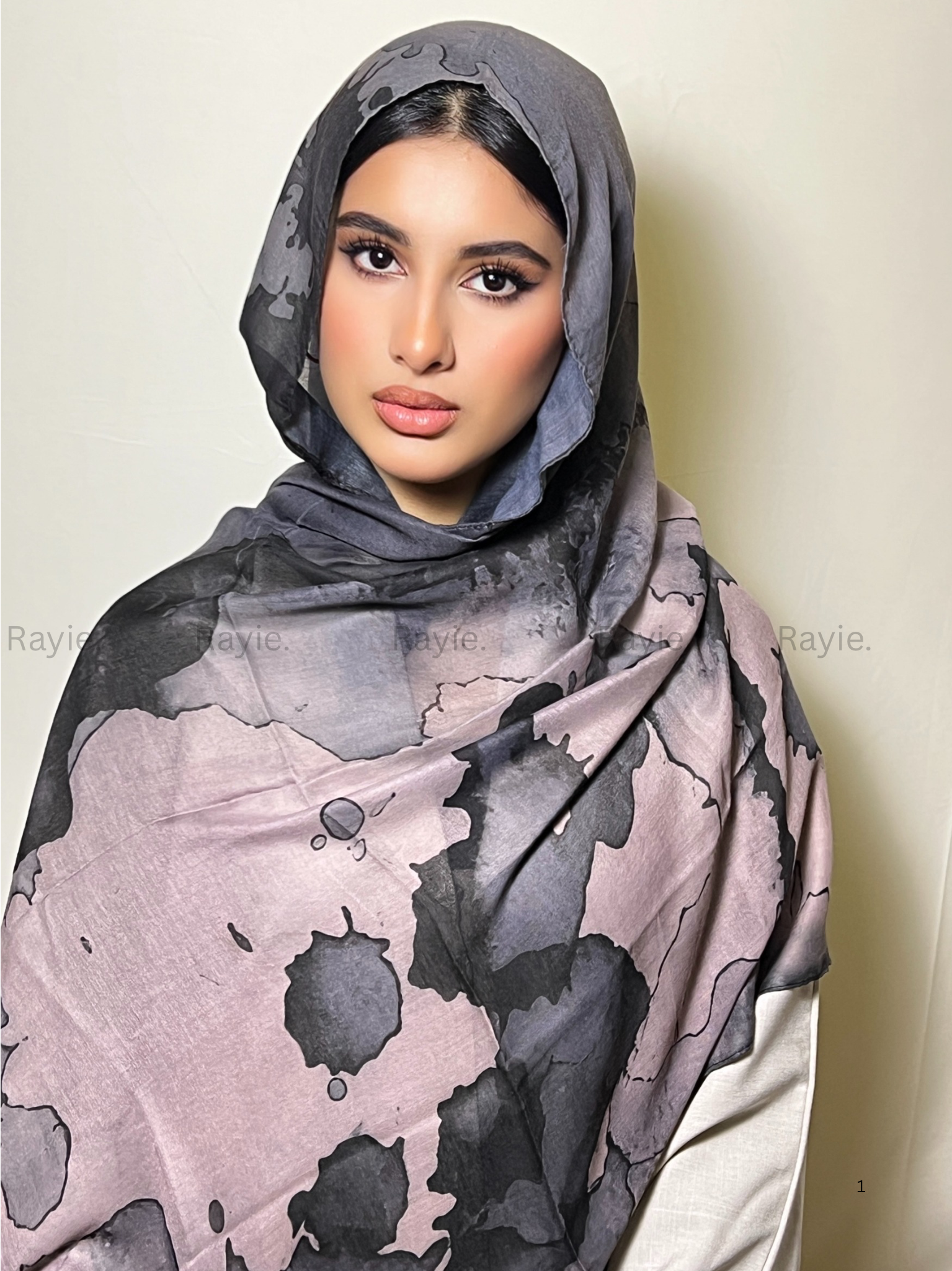 Blush Ash Elegance Hijab