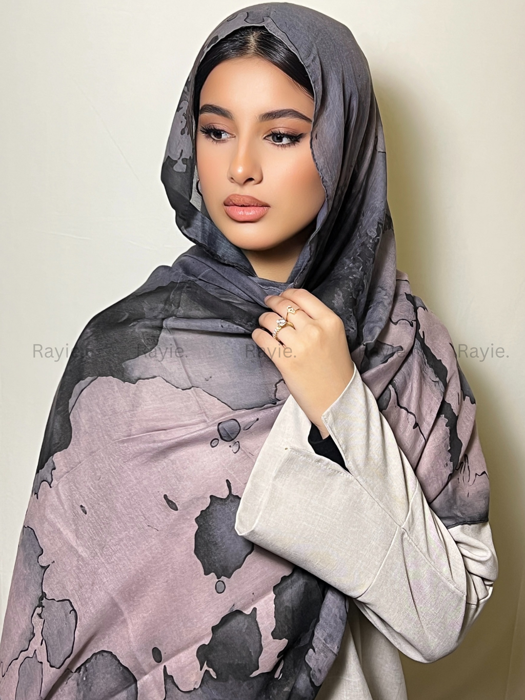 Blush Ash Elegance Hijab