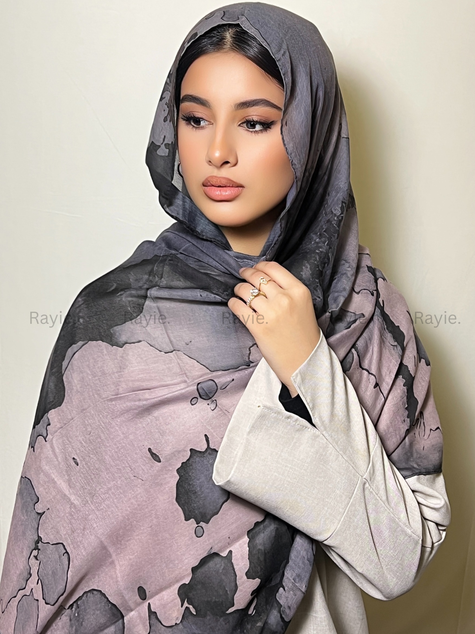 Blush Ash Elegance Hijab