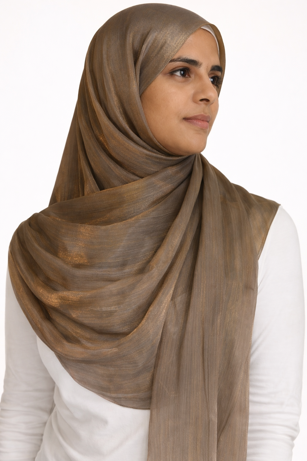 Organza Silk Hijab – Luxe Sheer Finish
