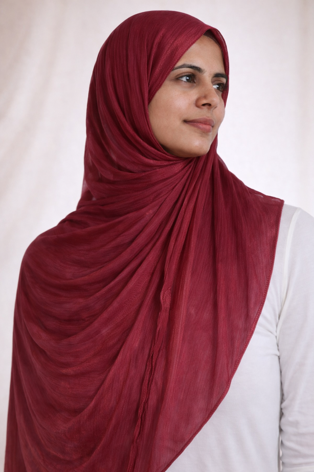 Organza Silk Hijab – Luxe Sheer Finish