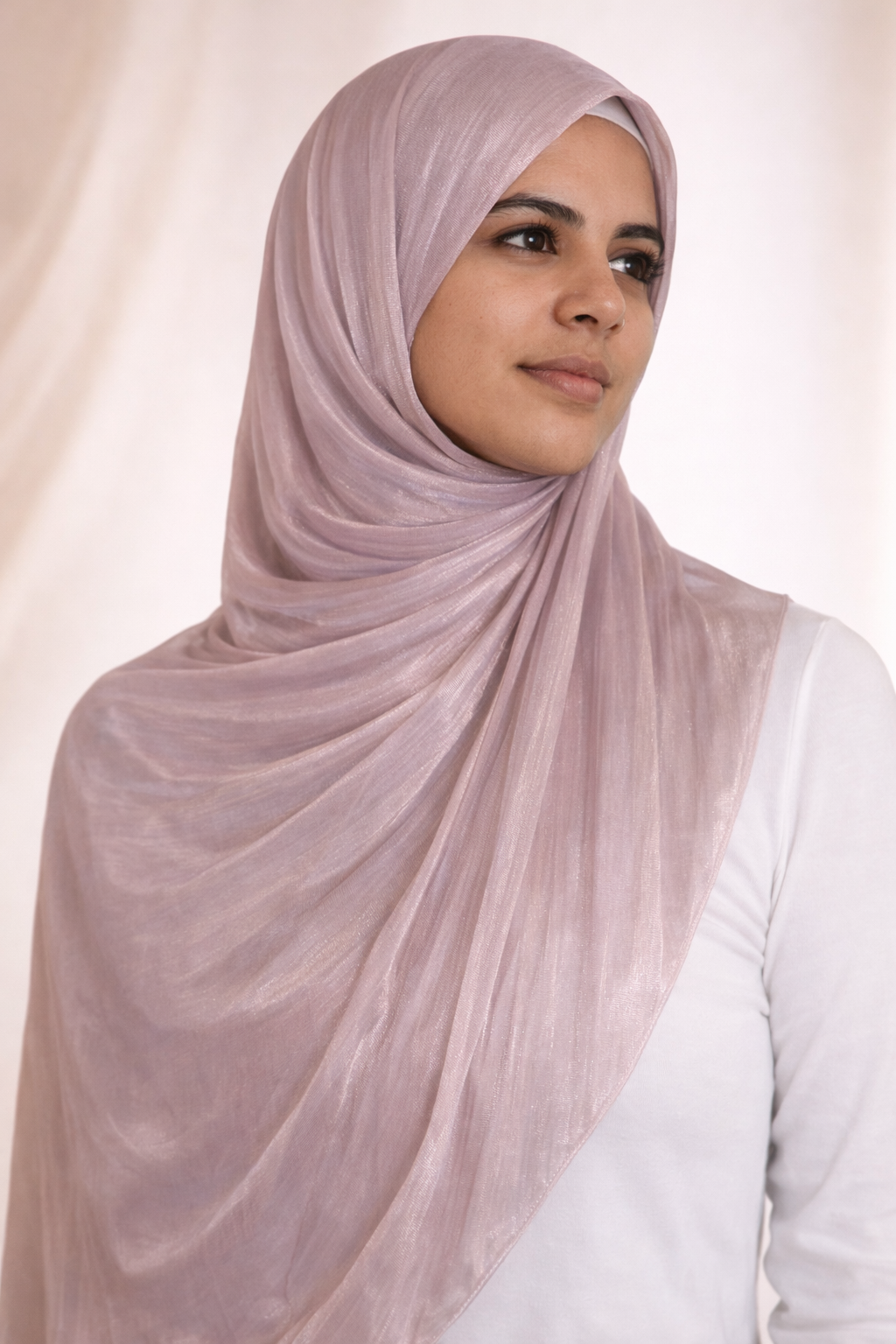 Organza Silk Hijab – Luxe Sheer Finish