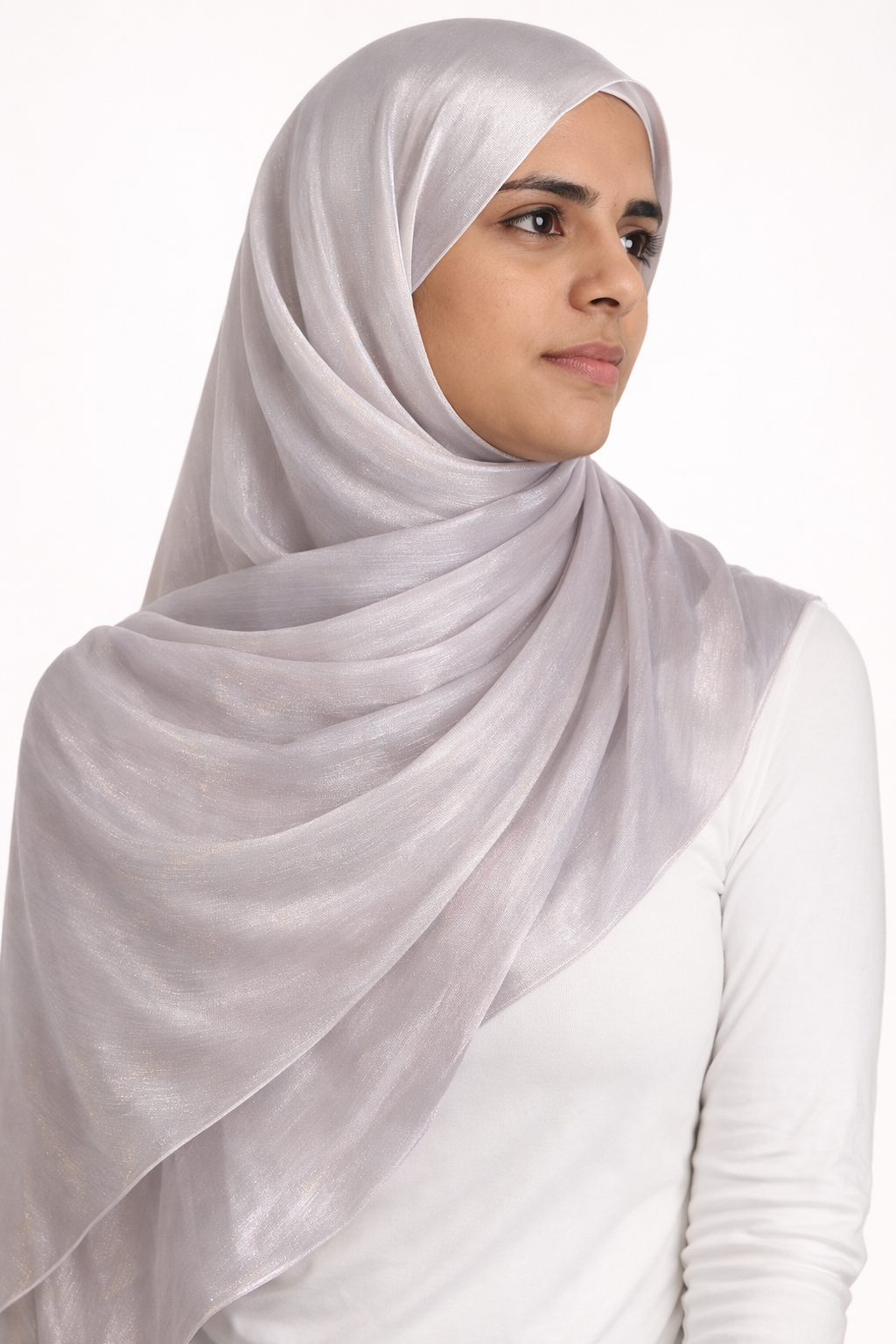 Organza Silk Hijab – Luxe Sheer Finish
