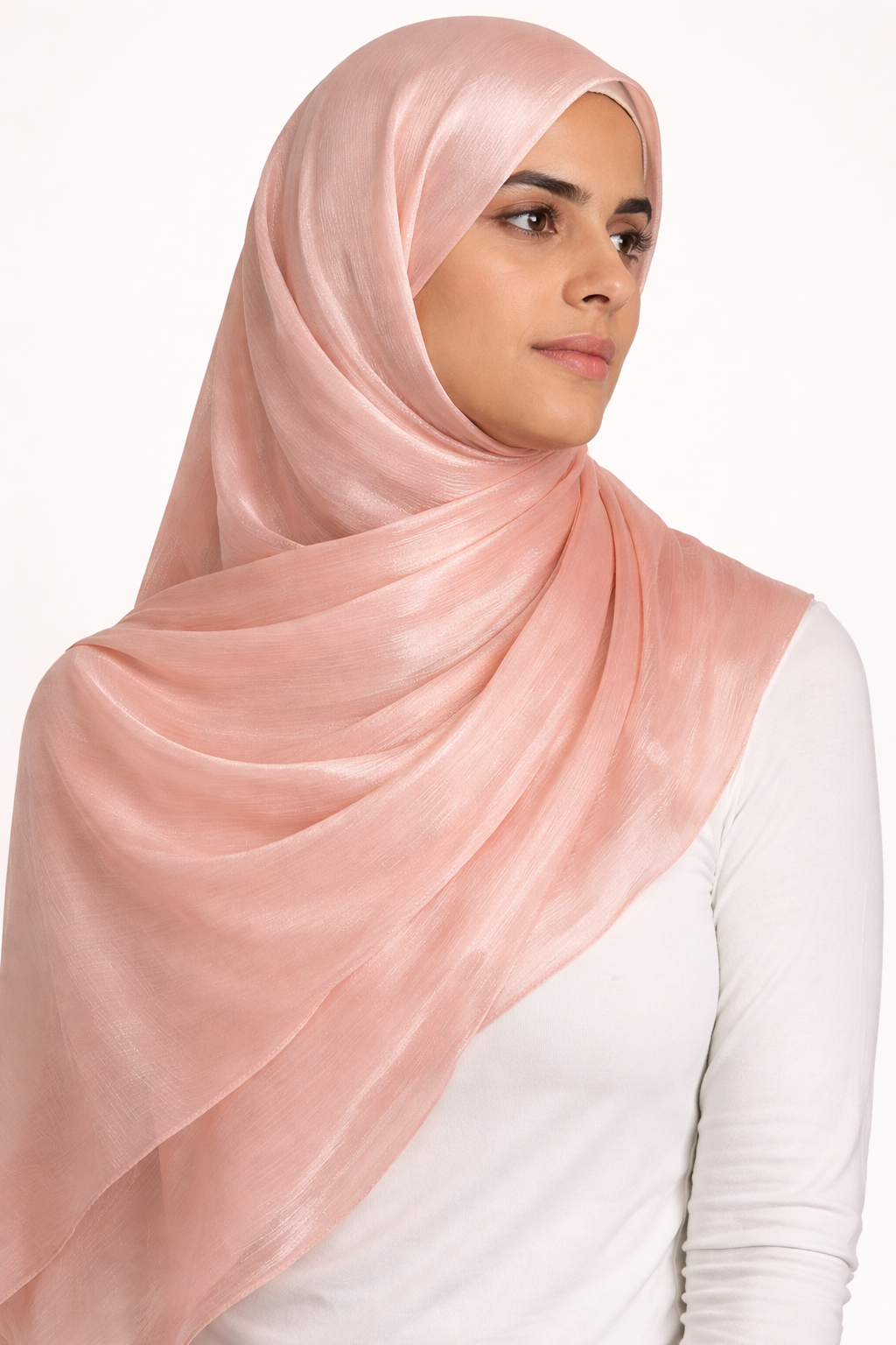 Organza Silk Hijab – Luxe Sheer Finish