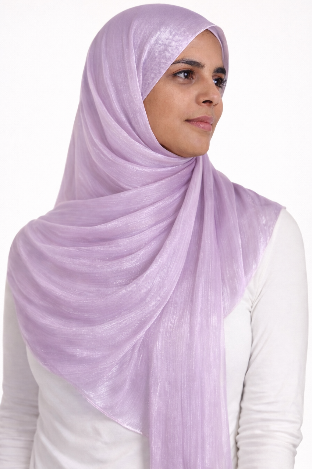 Organza Silk Hijab – Luxe Sheer Finish