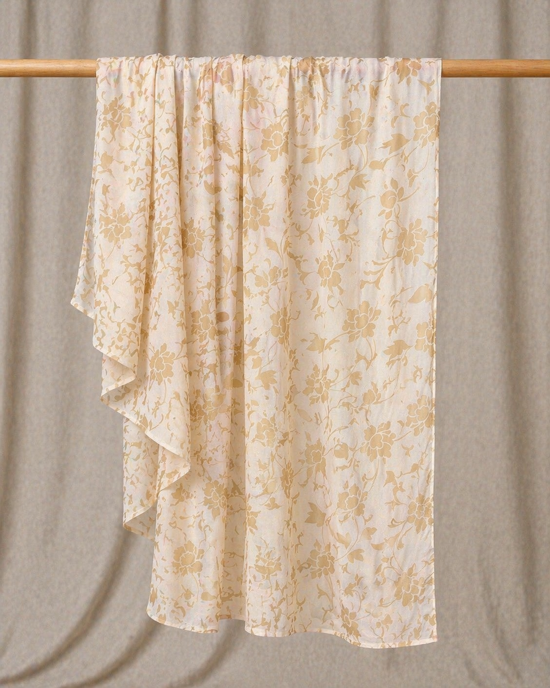 Cream Bloom Modal Hijab