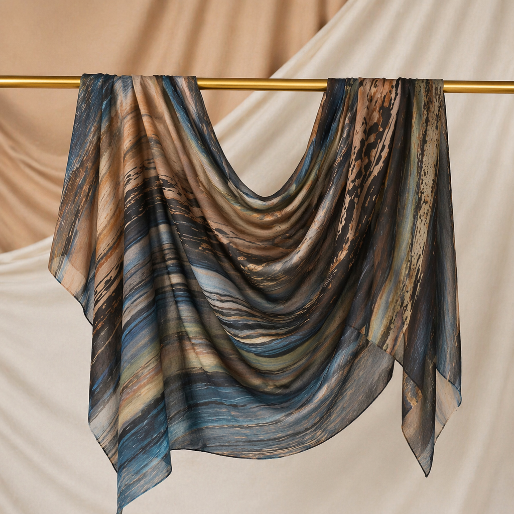Noir Dune Marble Hijab