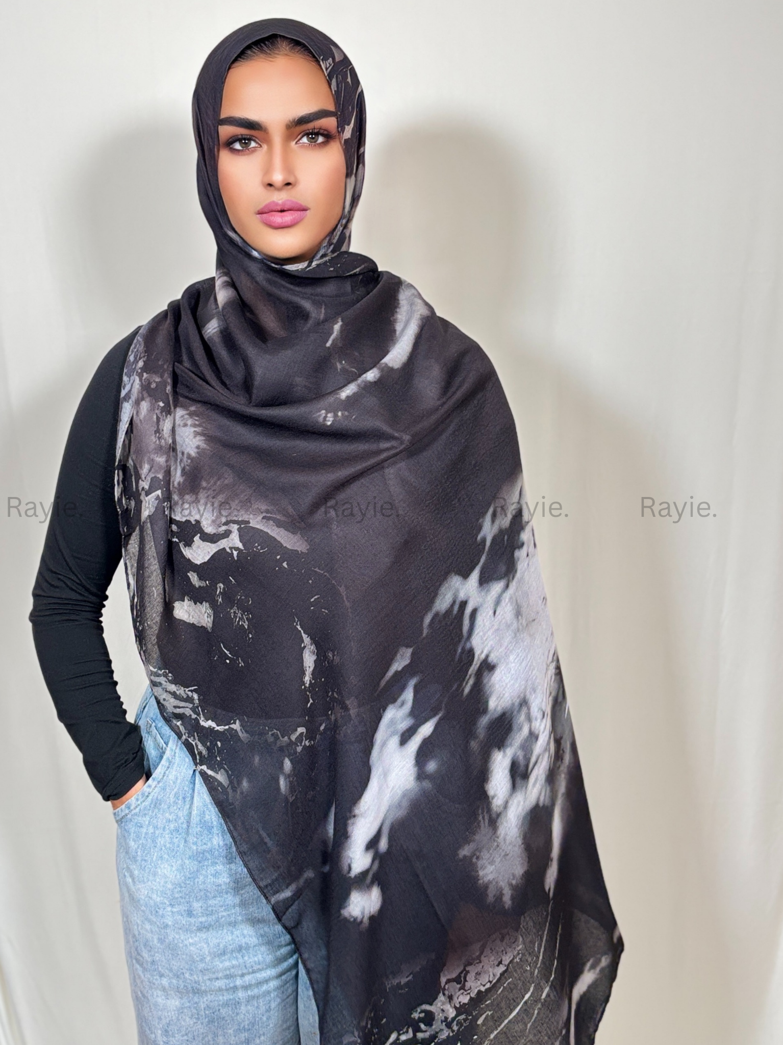 Smoke Pattern Hijab