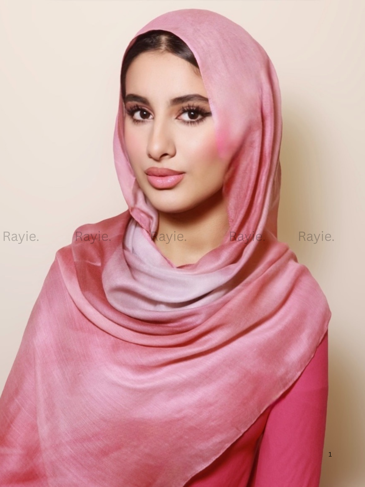 Rosy Whirl Hijab