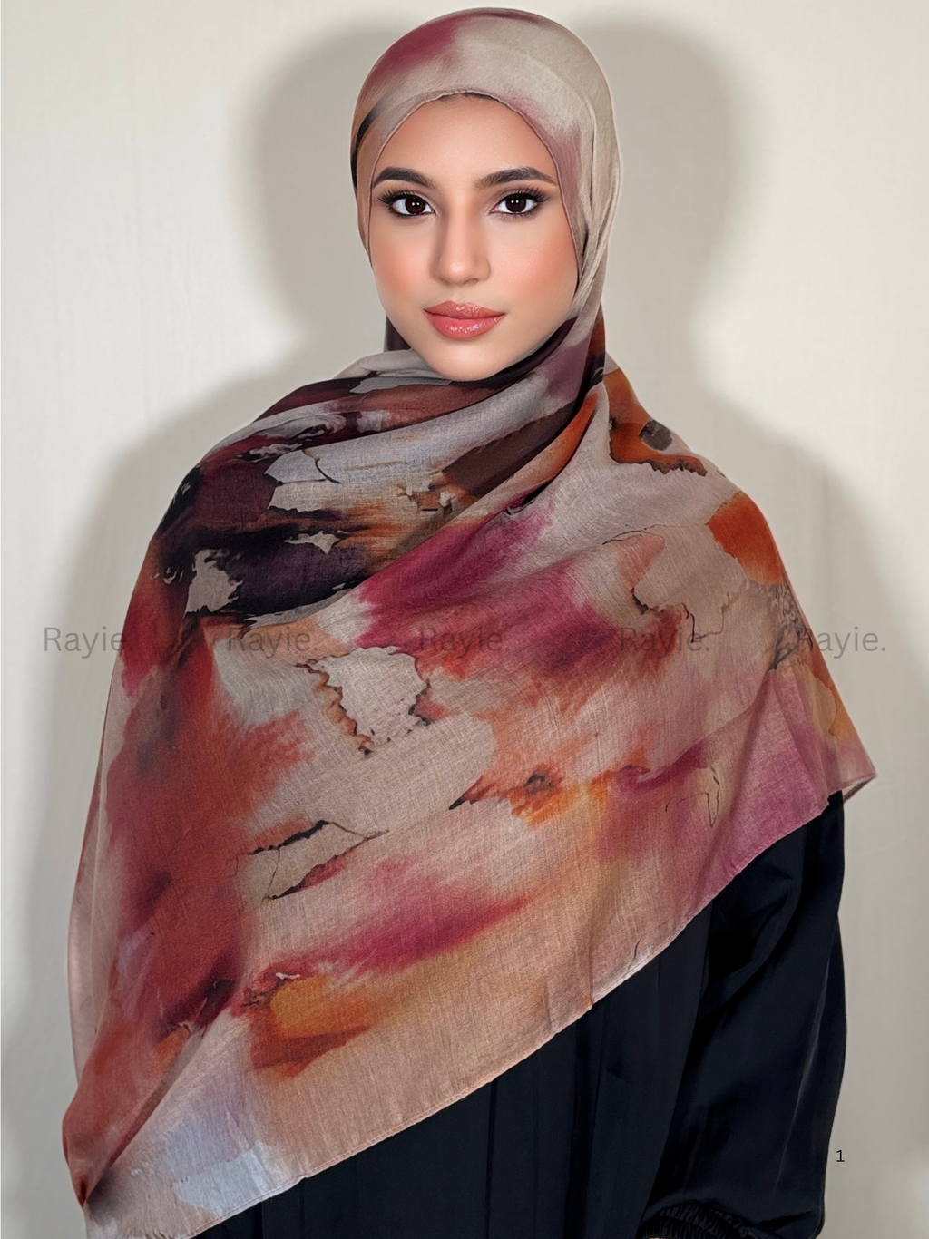 Radiant Flame Hijab