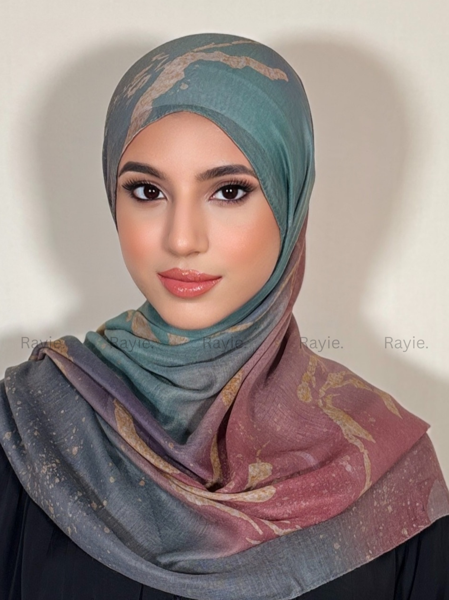 Celestial Marble Glow Hijab