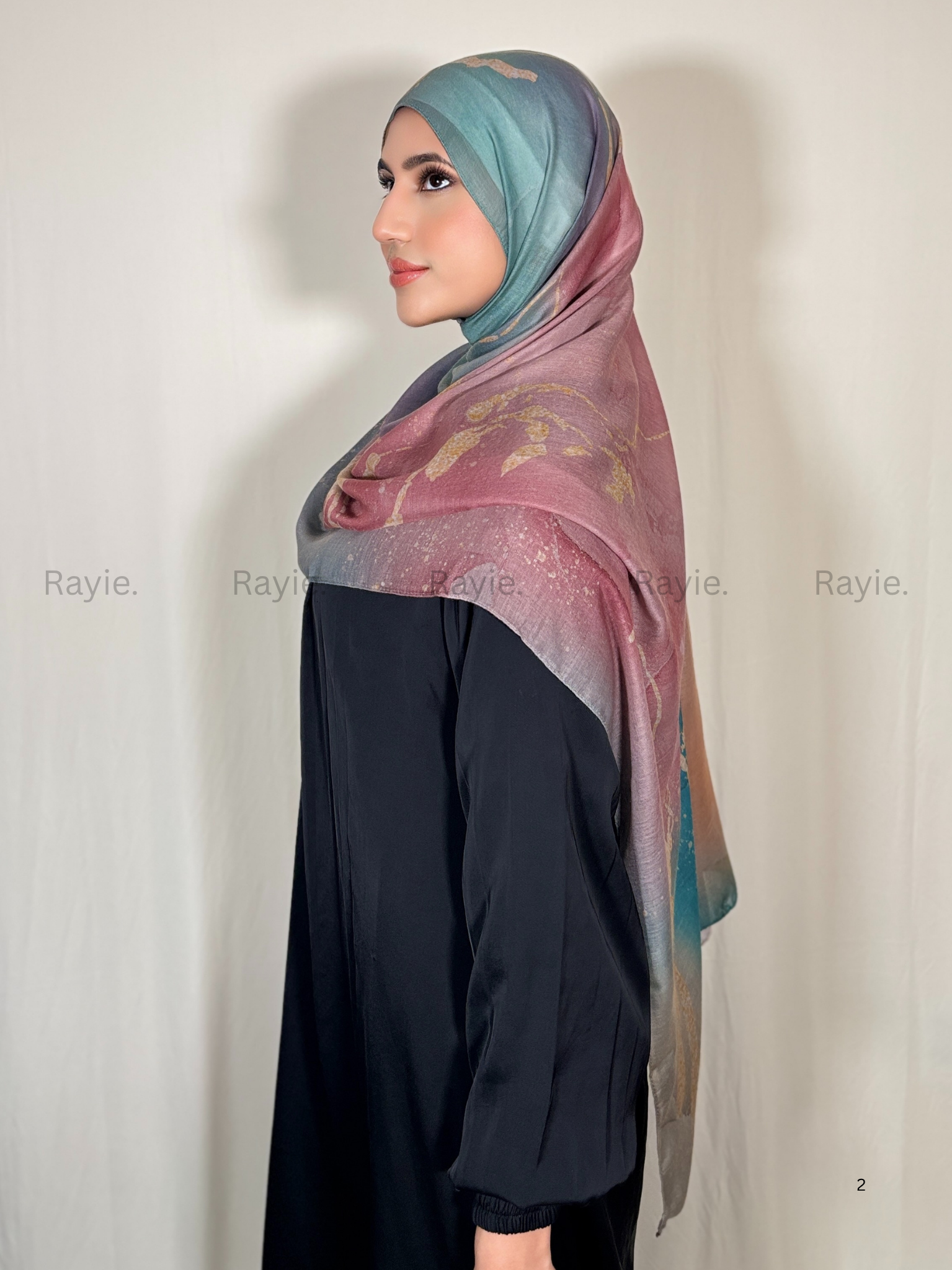 Celestial Marble Glow Hijab