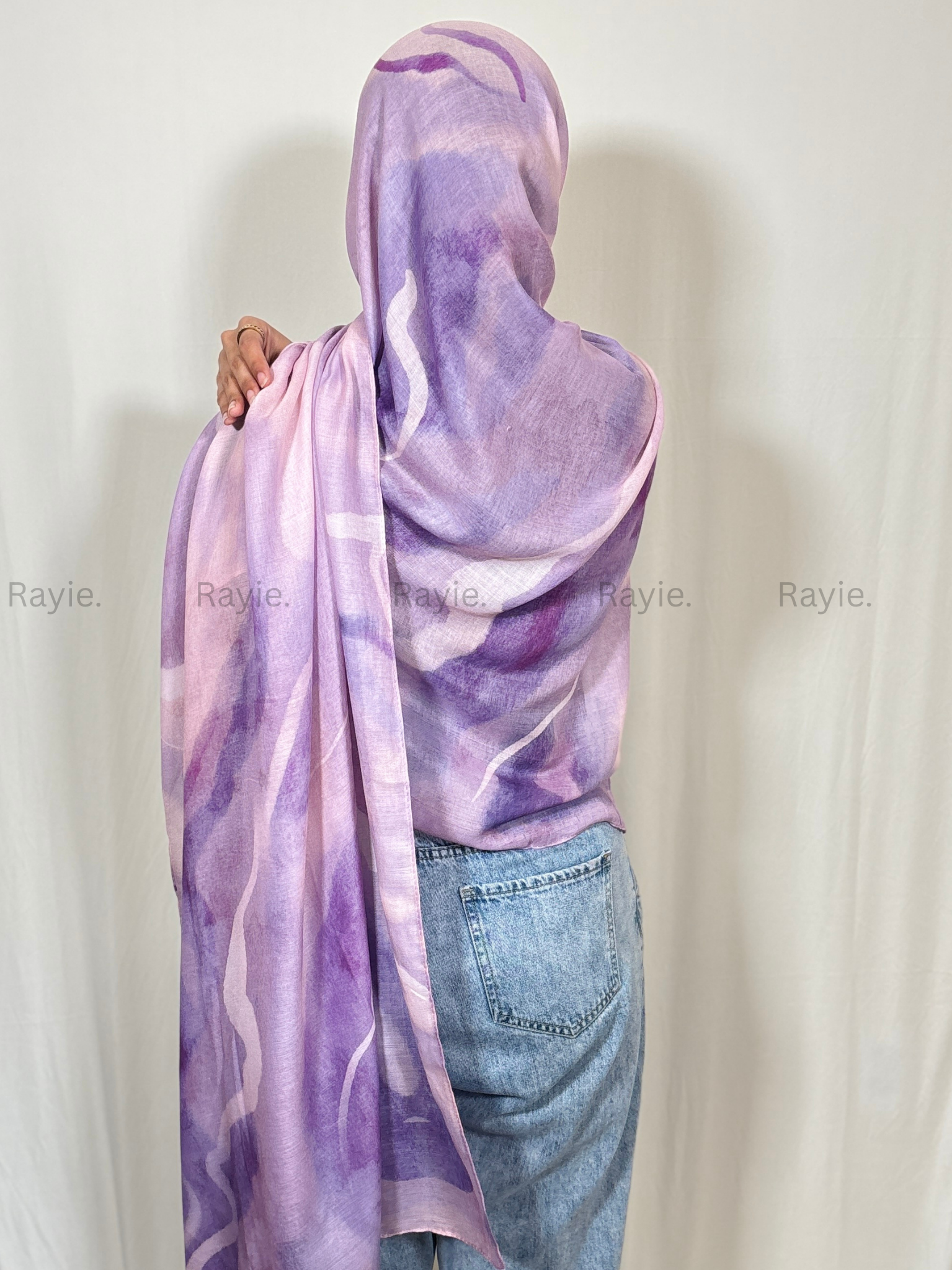 Lavender Swirl Hijab