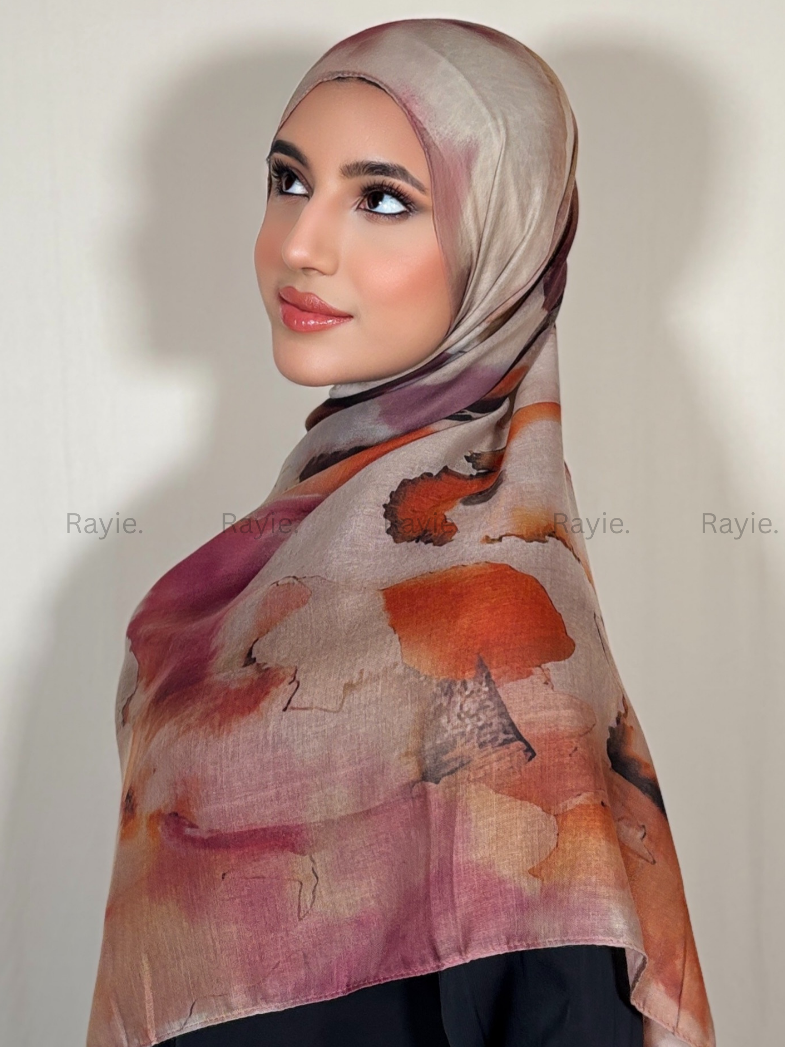 Radiant Flame Hijab