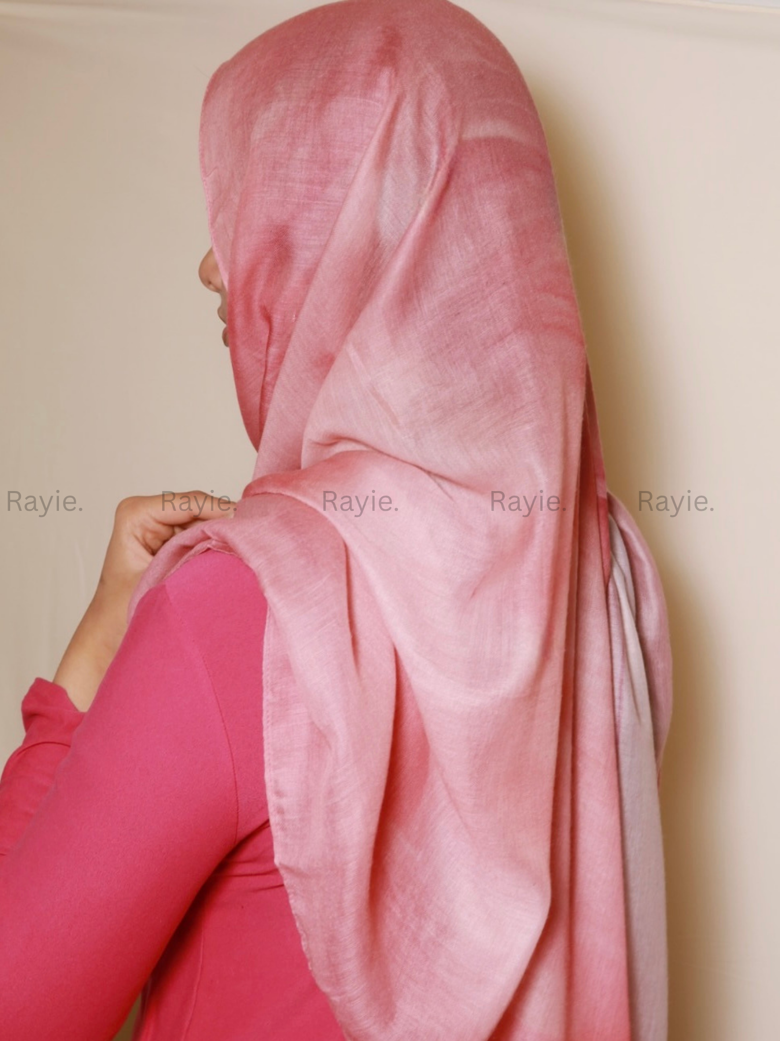 Rosy Whirl Hijab