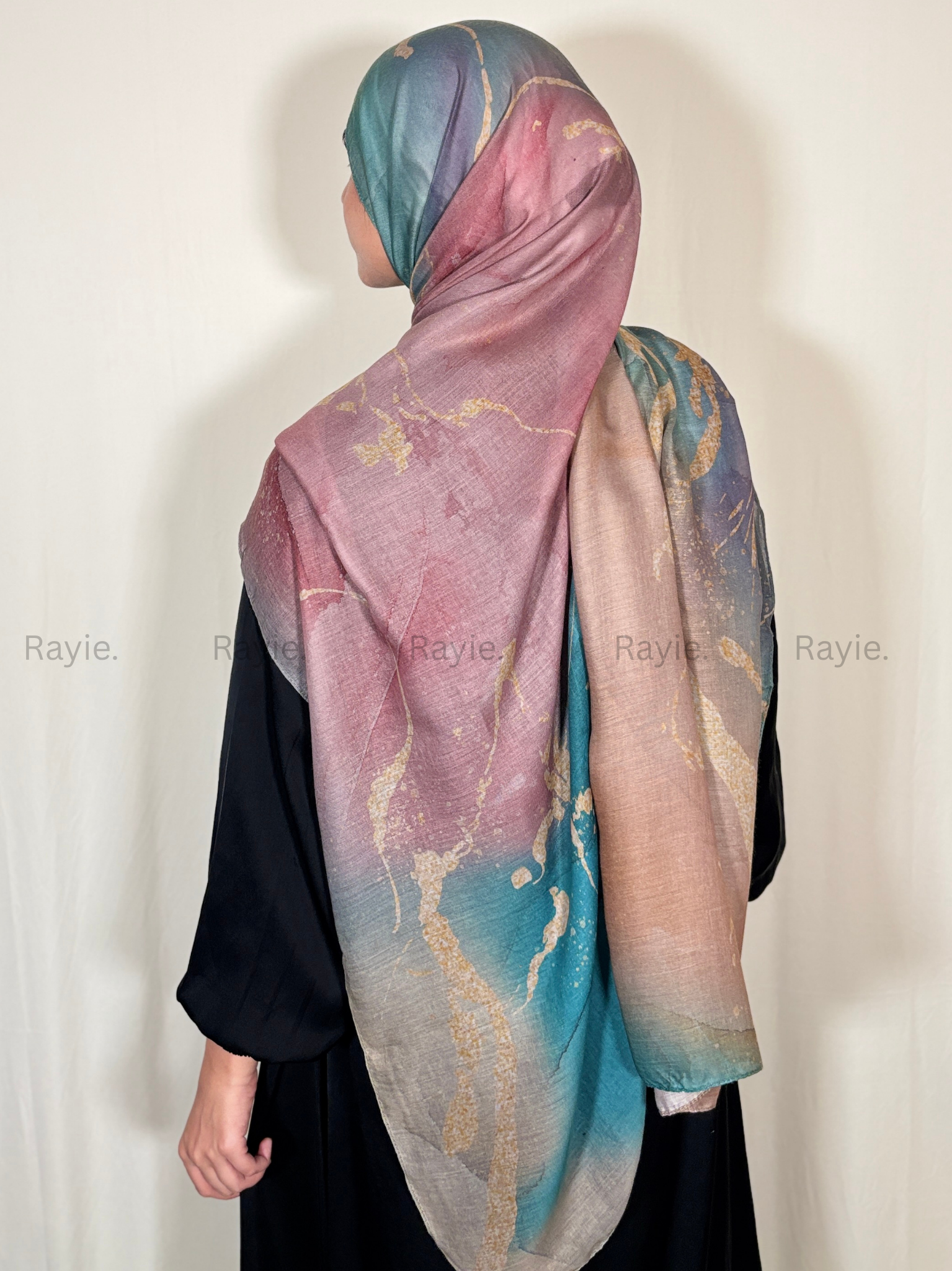 Celestial Marble Glow Hijab