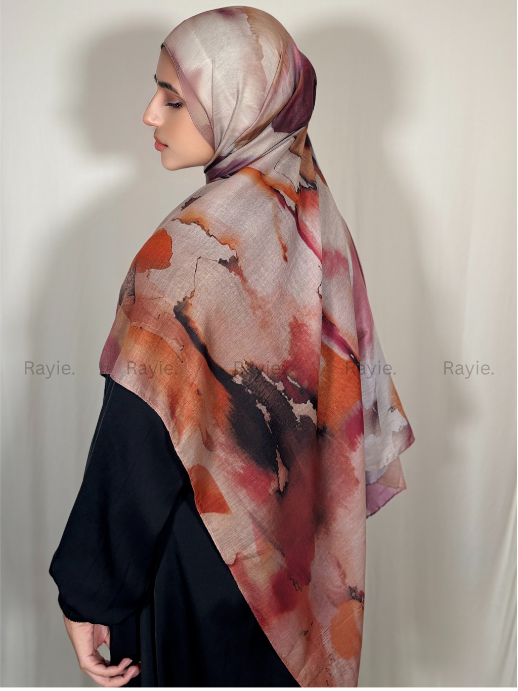 Radiant Flame Hijab