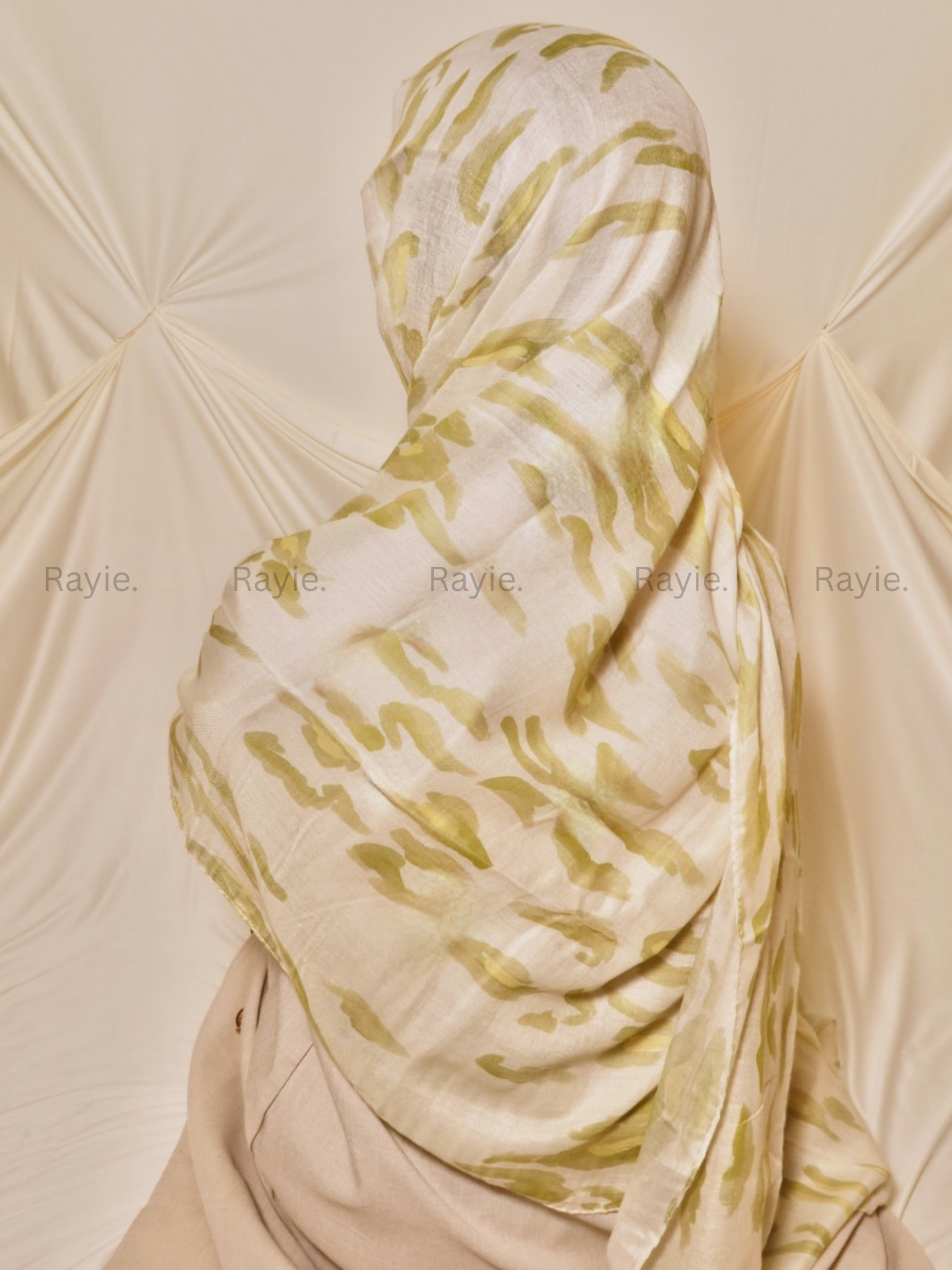 Speckled olive green